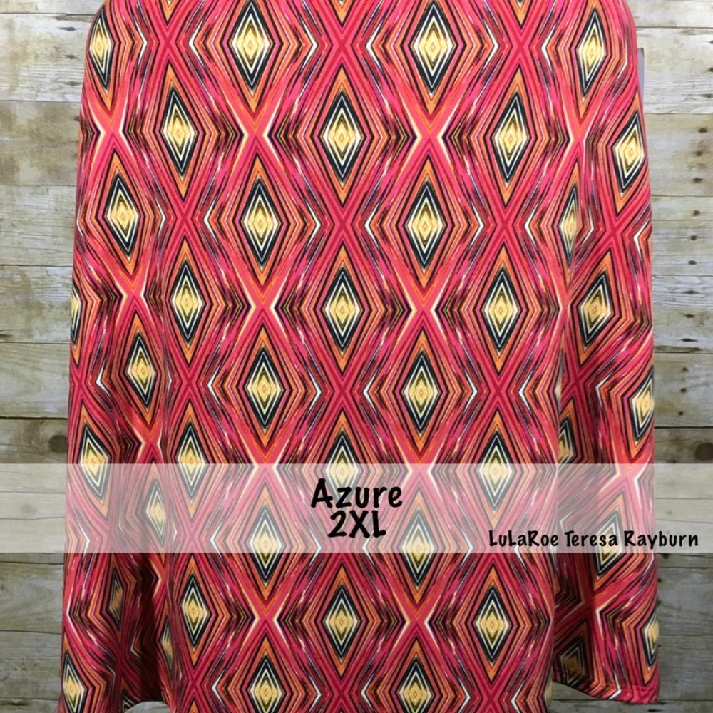 Lularoe Azure Skirt Size 2XL